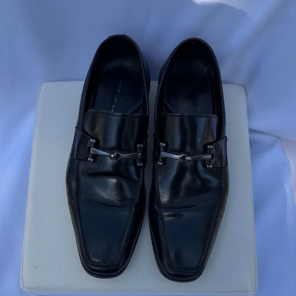 Kenneth Cole Men's Black Slip-On Loafers